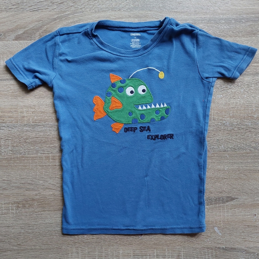 Angler & octopus Gymboree pjs size 12 - Picture 6 of 16